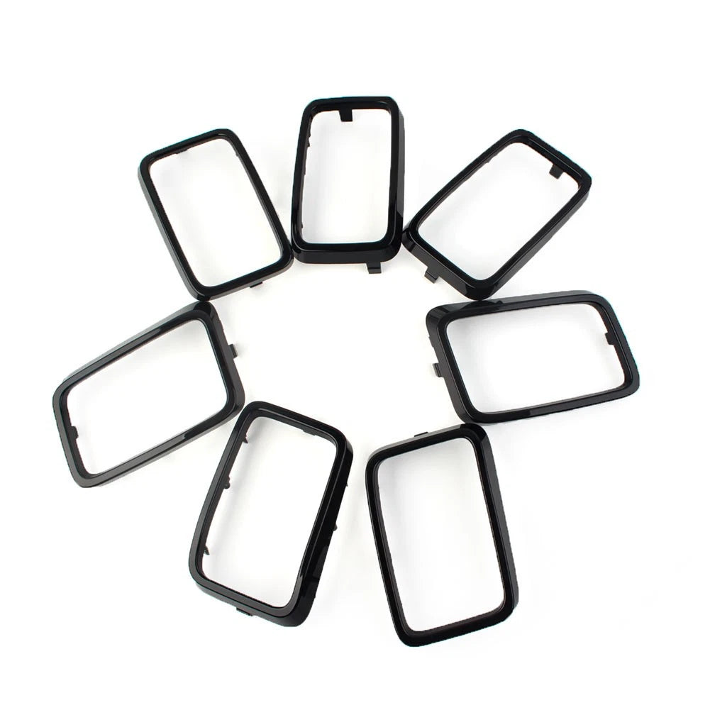 Set of 7 Front Grille Insert Ring Cover Trim for Jeep Grand Cherokee (2017–2021)
