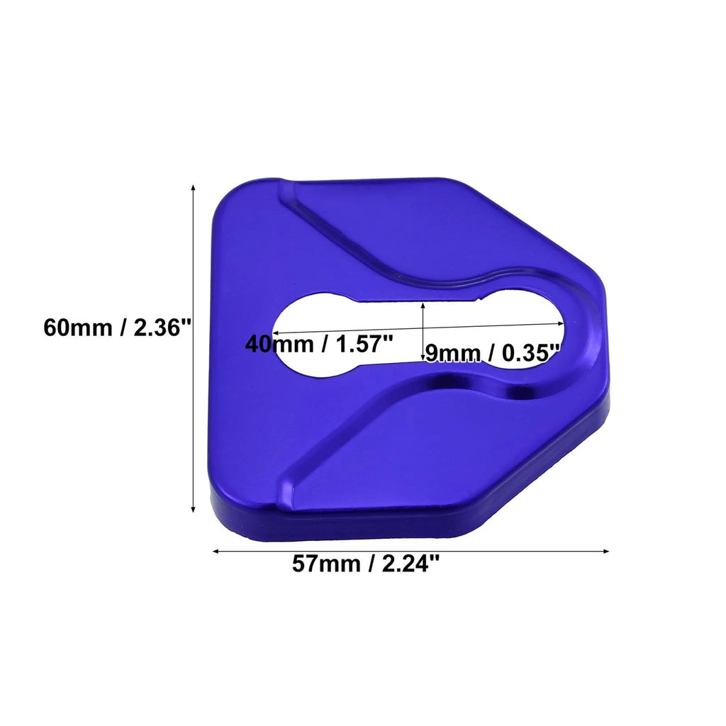 Set of 4 Stainless Steel Door Lock Latch Covers for Subaru 
