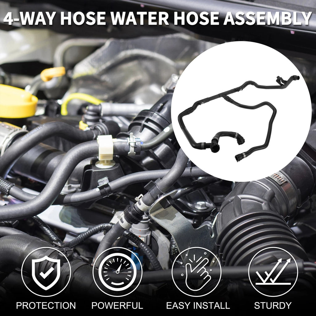 4-Way Water Hose Assembly for BMW 318i (2007–2012) No. 17127548221