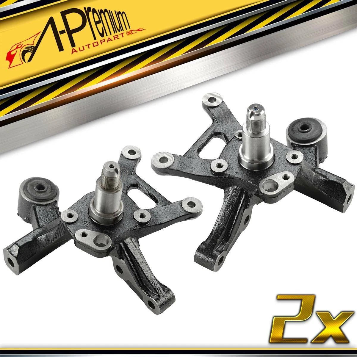 Rear Steering Knuckle Pair with ABS Sensor Hole for Kia Spectra (2004–2009)