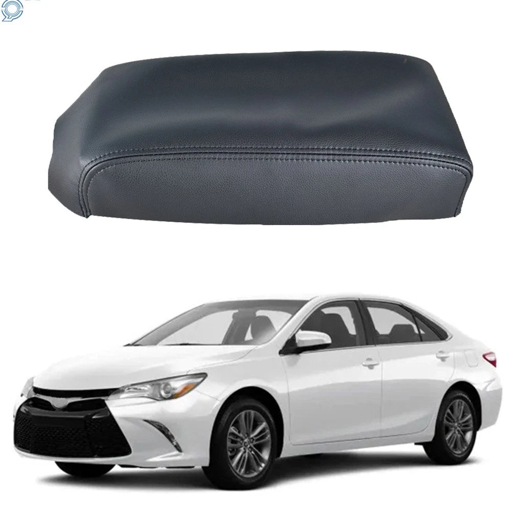 Armrest Cover for Toyota Camry (2012–2017) Black Leather