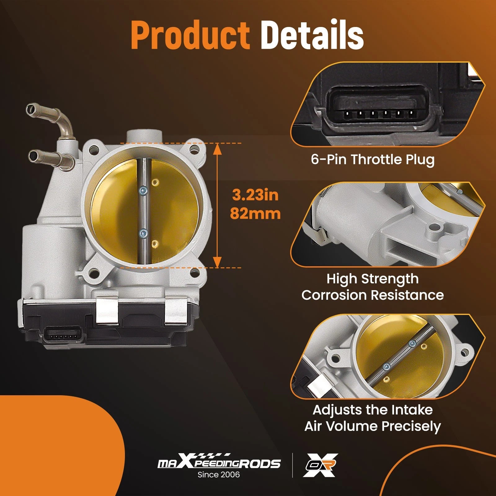 Throttle Body for Nissan Murano V6 3.5L (2015–2023) Quest Altima QX60