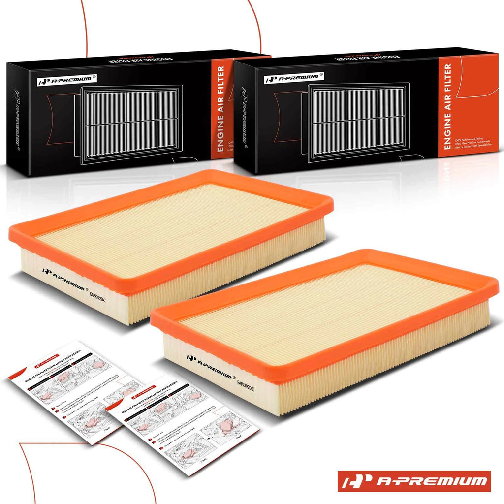2X Engine Air Filter for Hyundai Elantra (2001–2006) Kia Spectra (2004–2009)