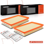 2X Engine Air Filter for Hyundai Elantra (2001–2006) Kia Spectra (2004–2009)