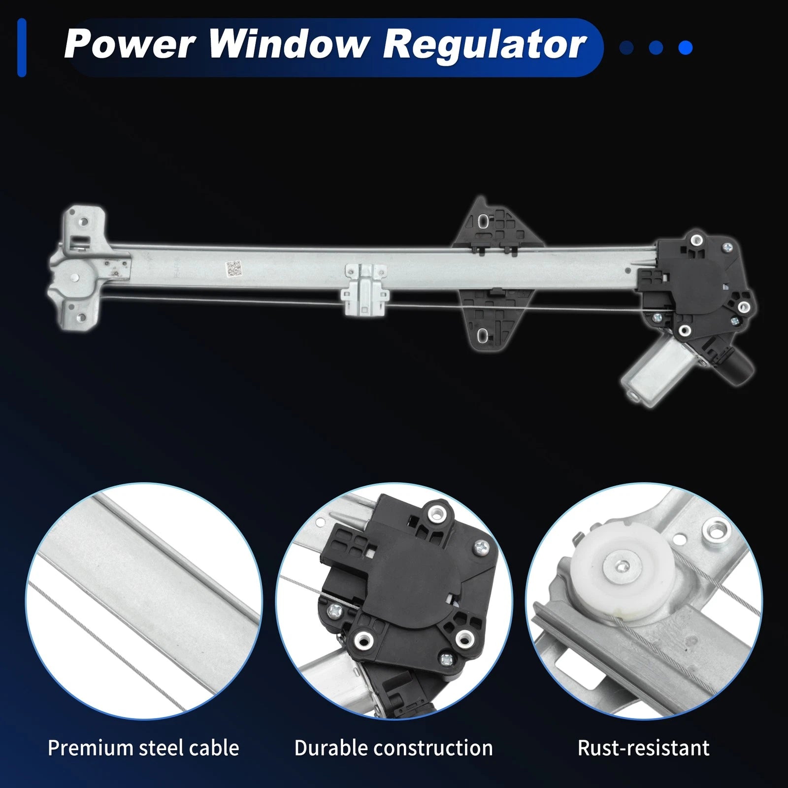 Front Right Power Window Regulator with Motor for Honda CR-V (2007–2011) No.748161