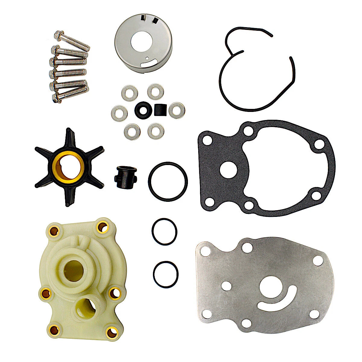 Water Pump Impeller Kit for Johnson Evinrude 20-35 HP Outboards (393630)