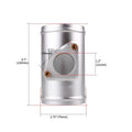 2.75" MAF Mass Air Flow Sensor Mount Adapter Tube for Subaru Suzuki