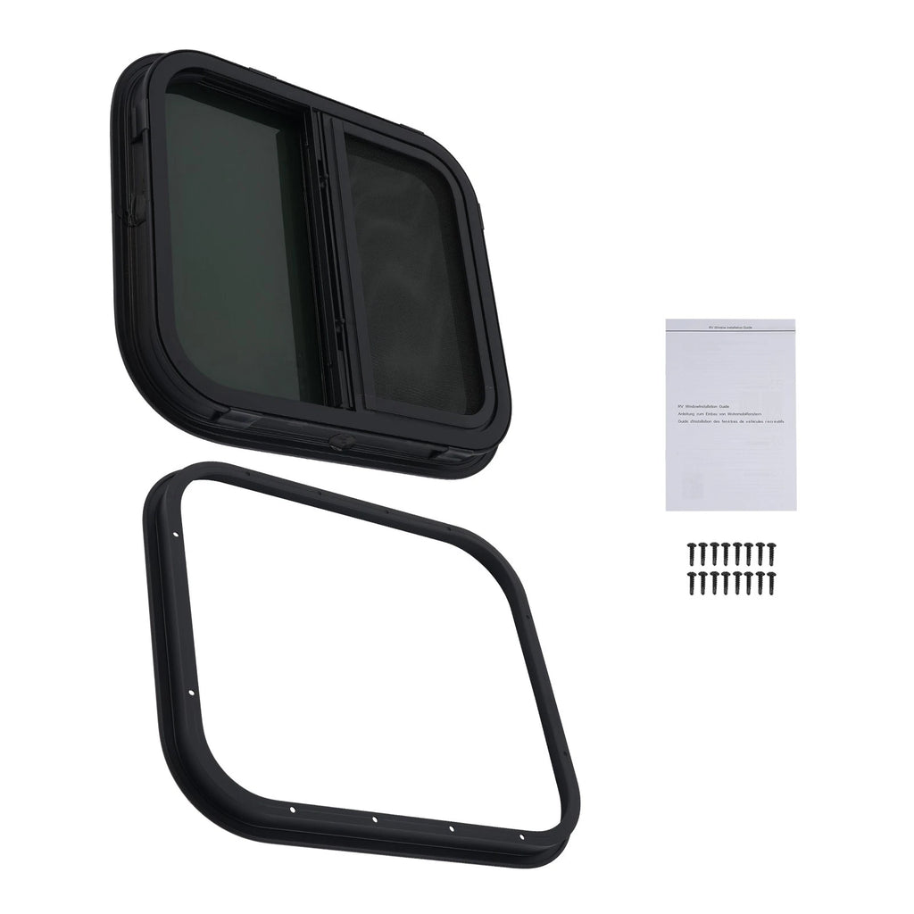 14" x 16" Vertical Push Pull RV Window for RV/Camper/Trailer/Food Truck
