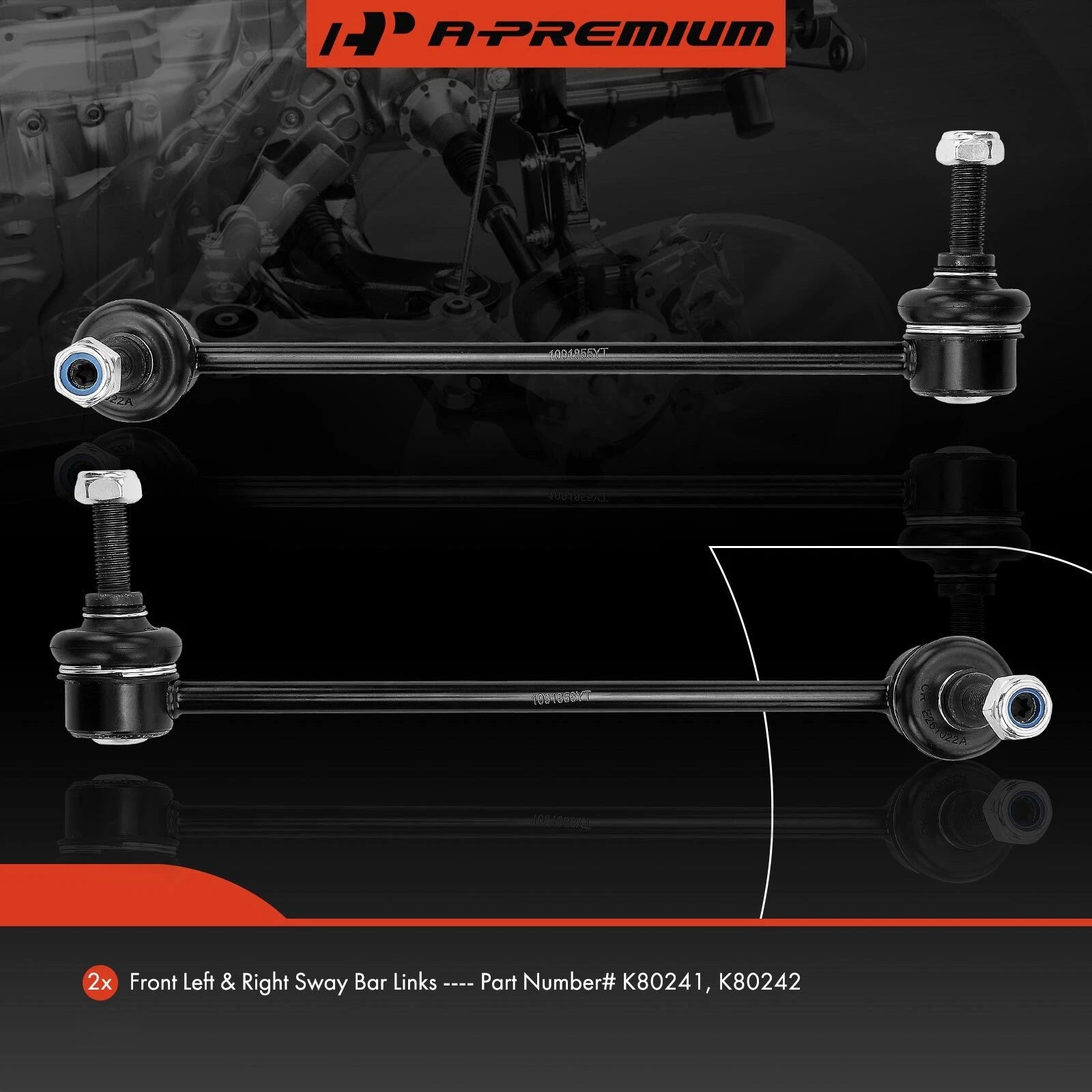 2X Front Stabilizer Bar Link for BMW 530i 525i 528i (1997-2003)