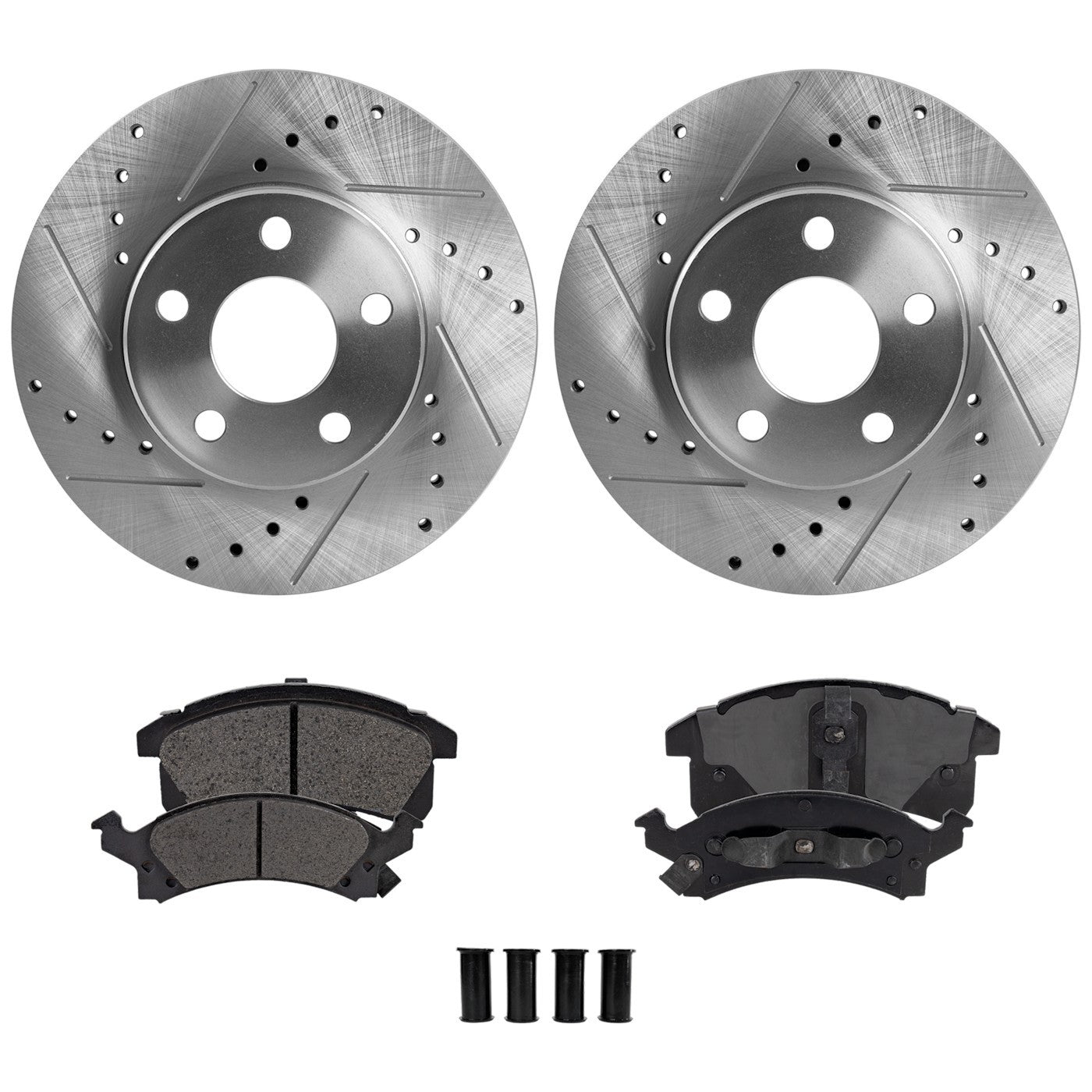 Brake Disc Rotors and Pads Kit for Chevy Olds Cutlass Chevrolet Cavalier