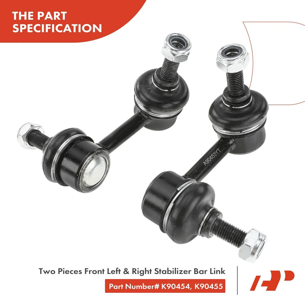 Set of 12 Control Arm Stabilizer Bar Link Tie Rod Ends for Honda Civic (2001–2005)