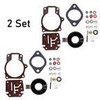 Set of 2 Carburetor Kits for Johnson Evinrude 396701 (25-48HP)