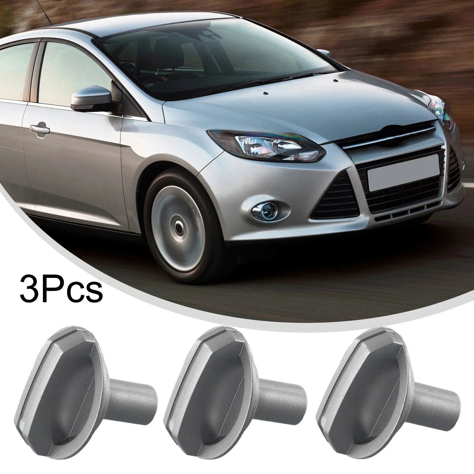 3pc Heater Fan Temp Control Knobs for Mazda BT-50 / Ford Pickup (2006–2011)