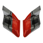 Stretched Side Cover Panel for Harley Touring (2014–2023) Pearl Red & Dark Alloy