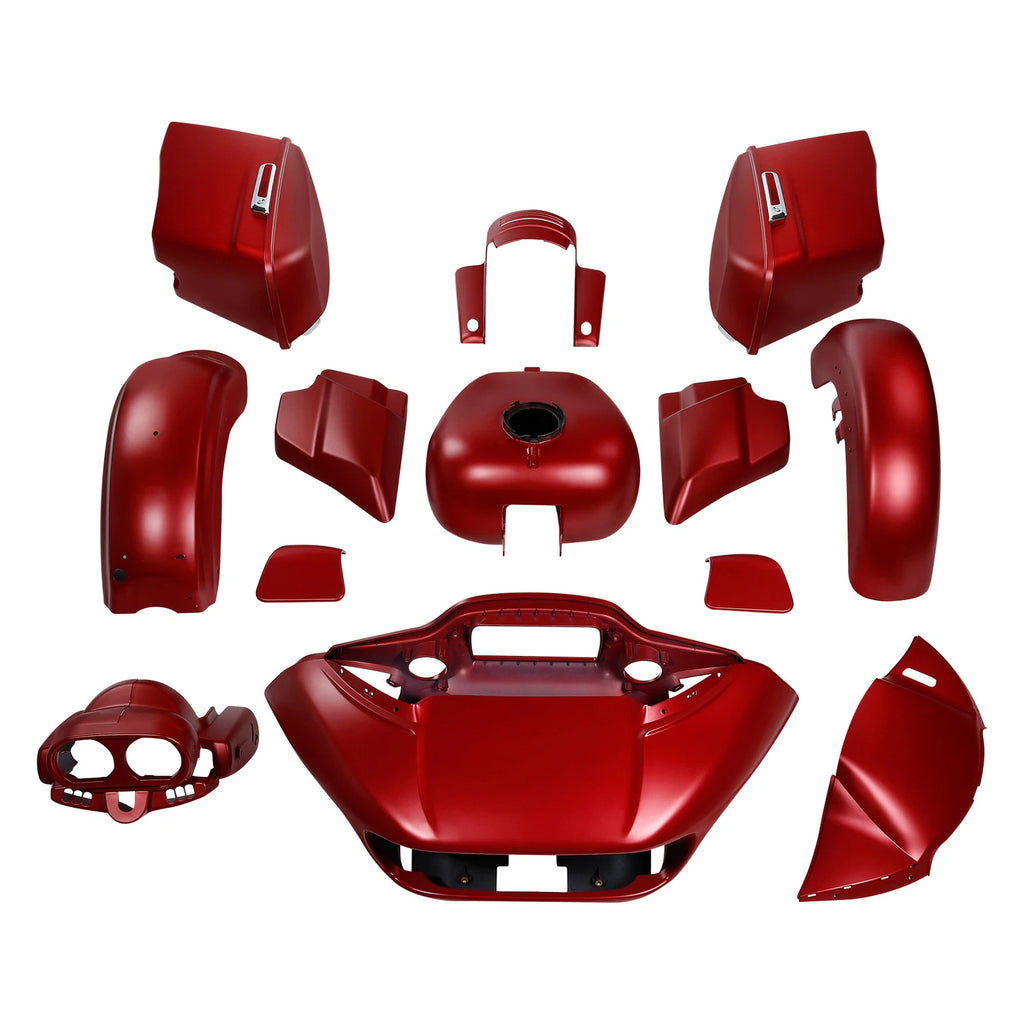 Fairing Bodywork for Harley Road Glide FLTRX (2015–2024) Wicked Red Denim