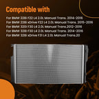 Radiator for BMW 228i 320i 328i 335i 428i (2012–2016)
