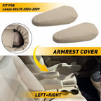 Seat Armrest Cover for Lexus GX470 (2003–2009) Beige Leather
