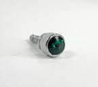 Dash Panel Screws Kit Green Jewel Knurled Chrome for Peterbilt (1987–2000)