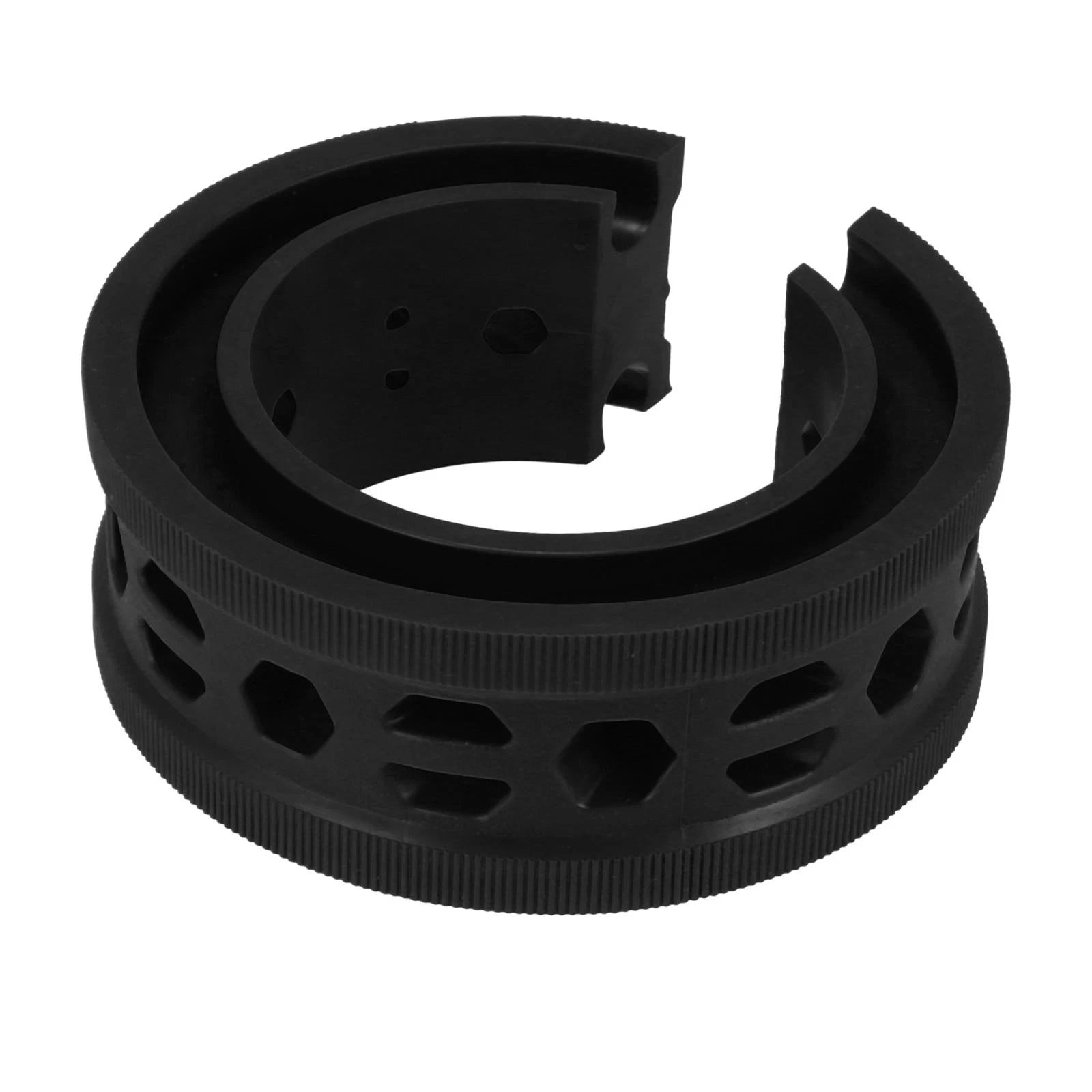2X Black Coil Spring Rubber Buffer for Ford, Chevy (Universal D Type)