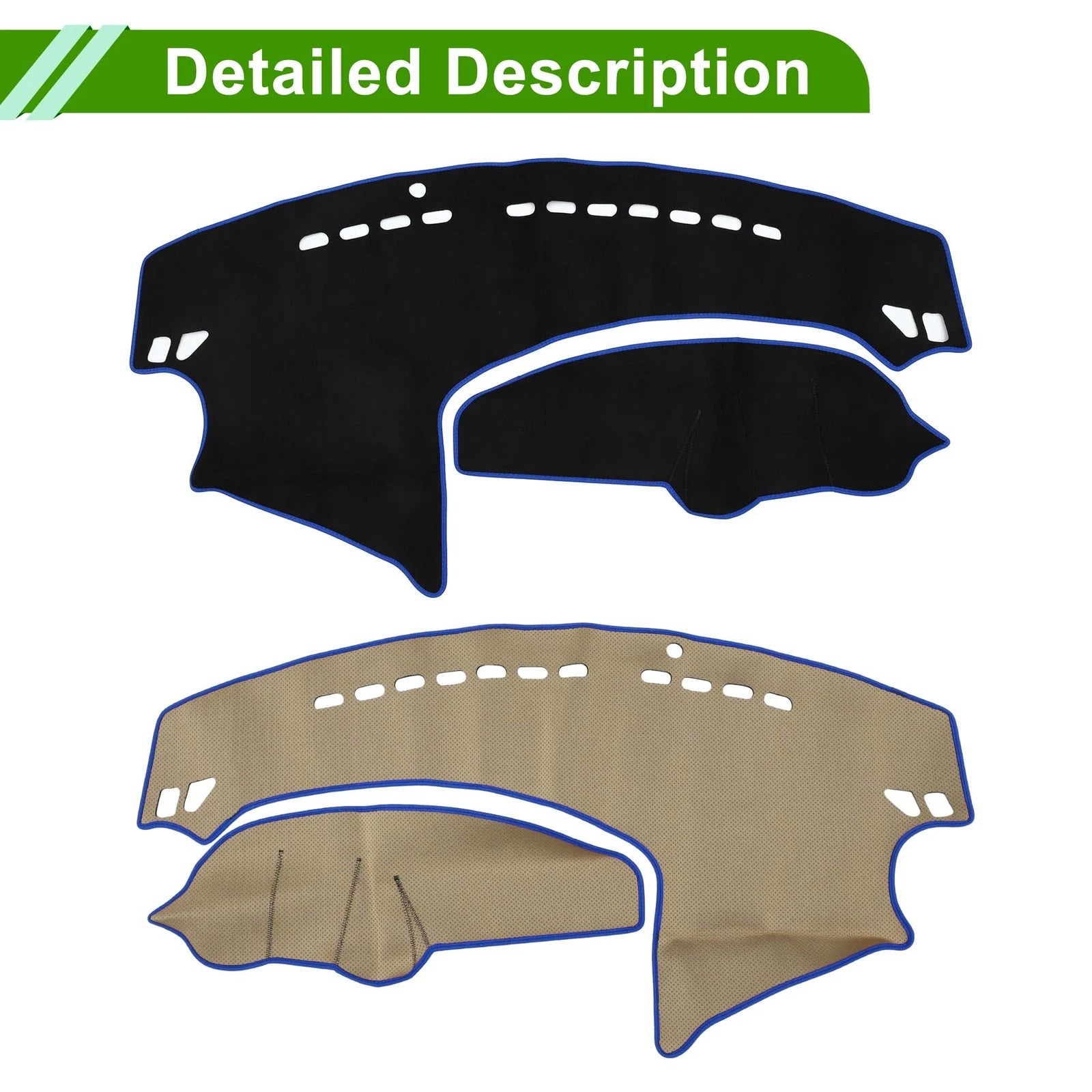 Dashboard Dash Cover Mat for Mazda Axela (2009–2013) Black Blue