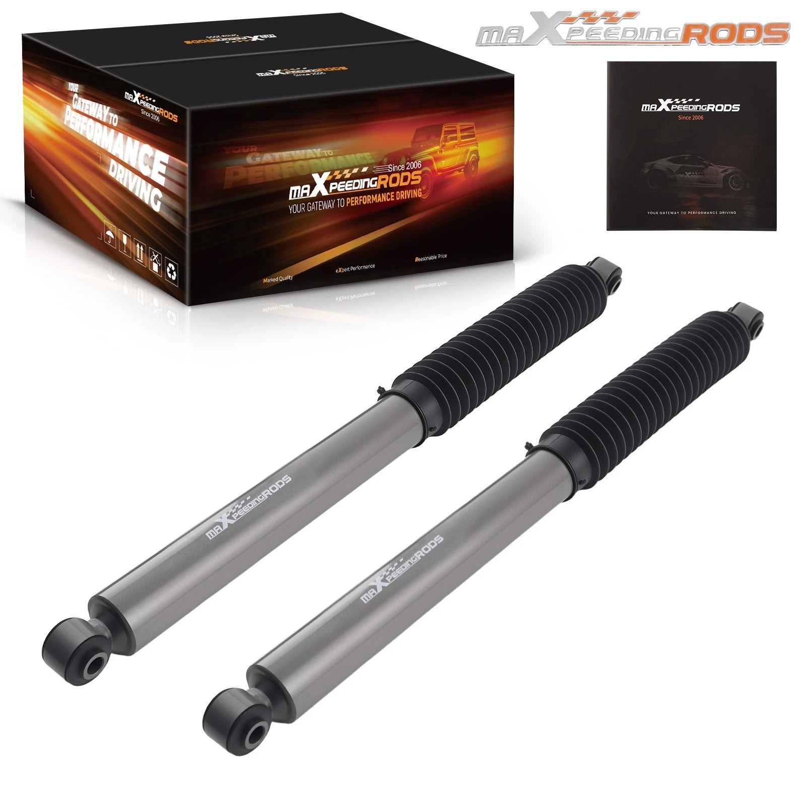 Lifted Shock Pair for Ram 1500 (2009–2018) 4WD 5.5-7.5" Lift 54mm Body