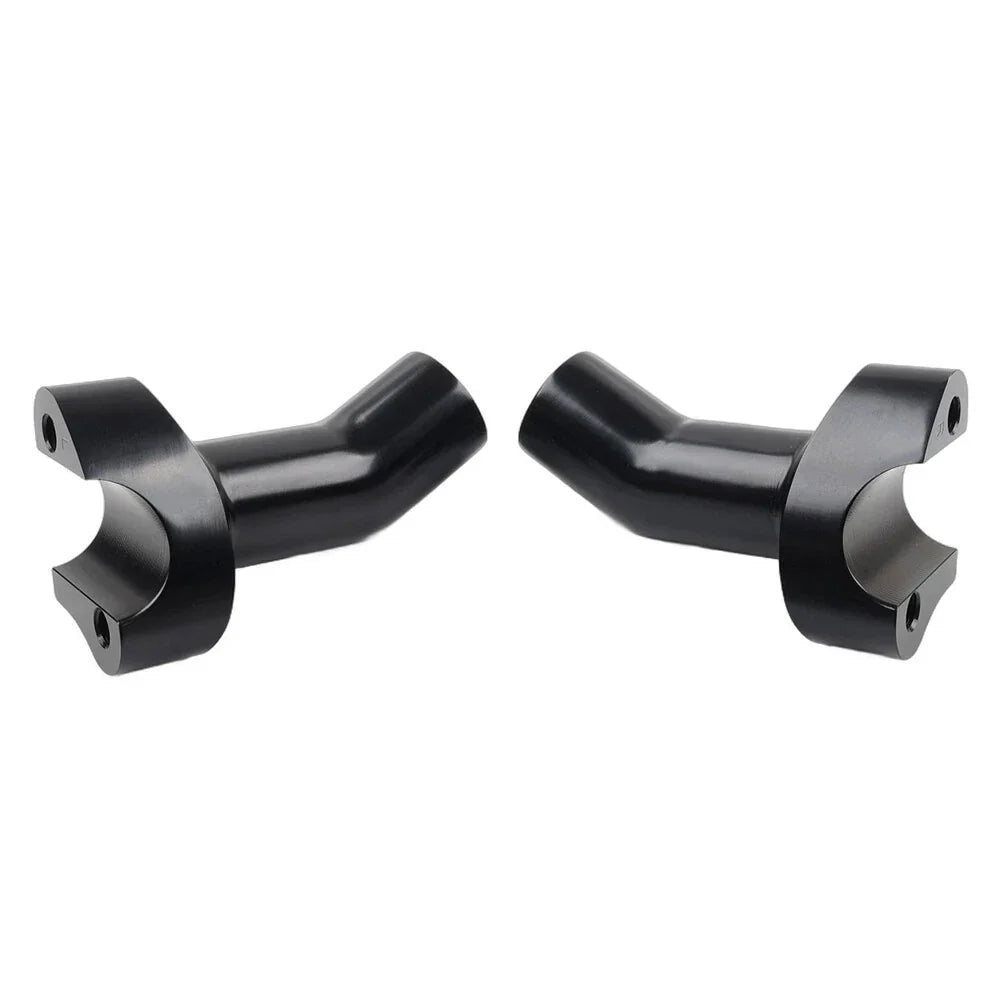 3.5" Pullback Handlebar Risers Black for Harley Dyna Softail Road King