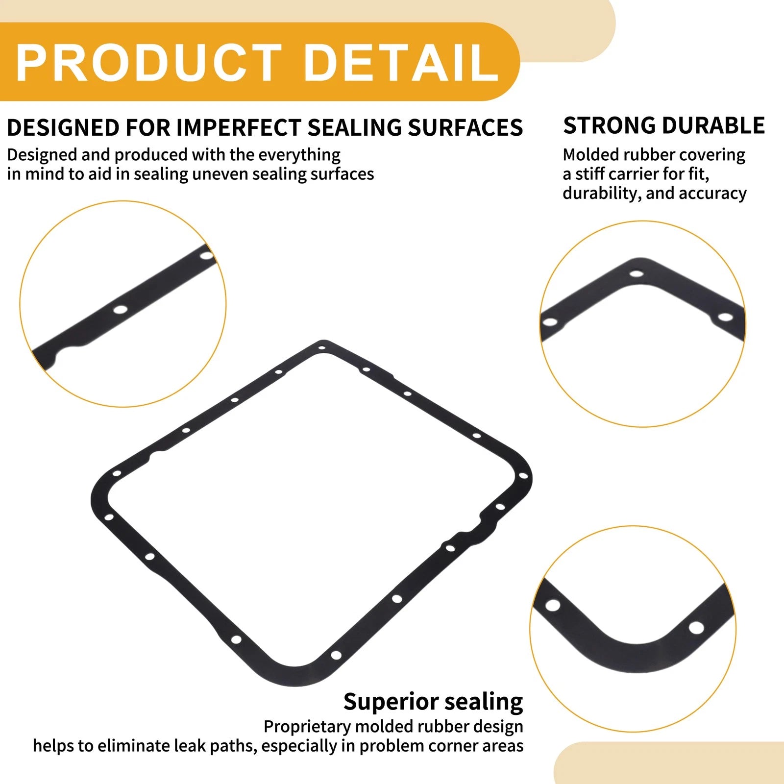 Oil Pan Gasket for Hummer H2 (2003–2007) No.24208576
