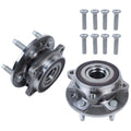 Set of 2 Wheel Bearing & Hub Assembly for Jaguar XF (2015–2020), XE (2017–2019)