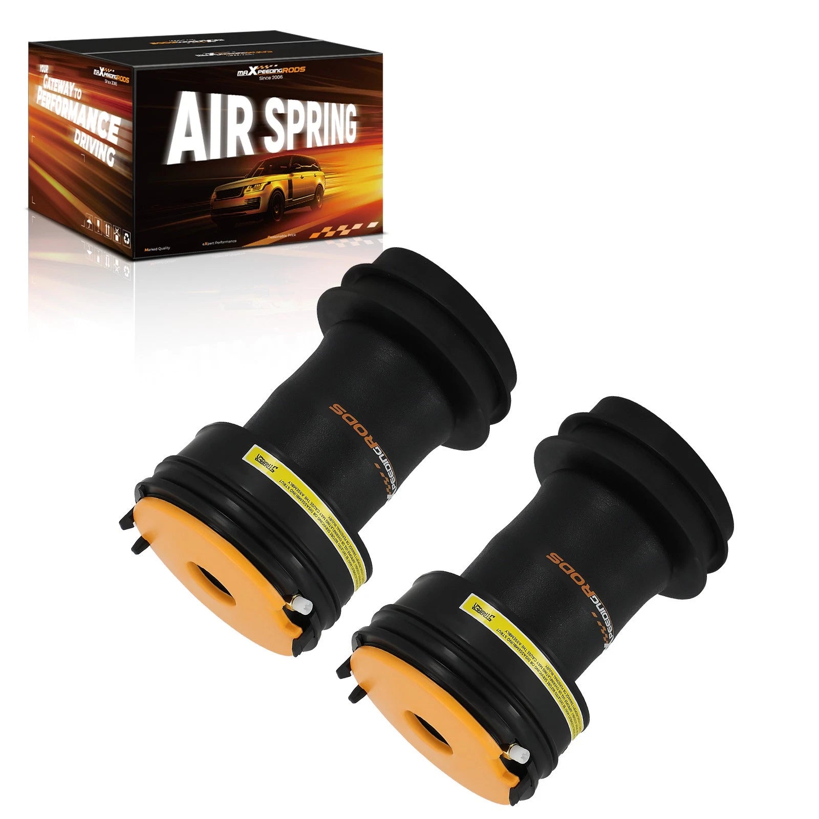 Pair Rear Air Suspension Spring Shock Bags for Cadillac XTS (2013–2019)
