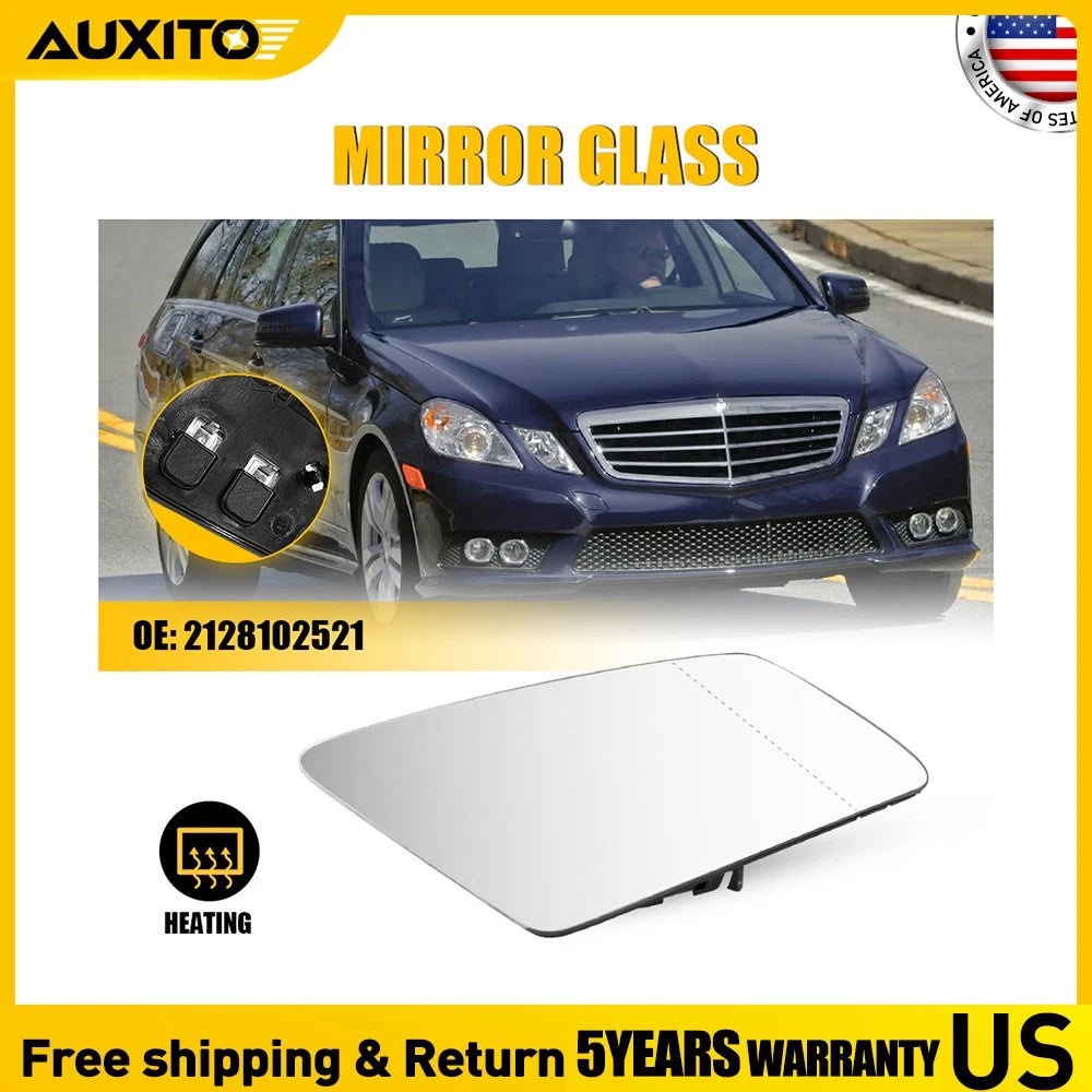 Heated Mirror Glass Right Side for Mercedes-Benz C250 C300 (2010–2014) 2128102521