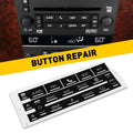 Set of 2 Replacement Radio Button Stickers for Cadillac Escalade (2007–2014)