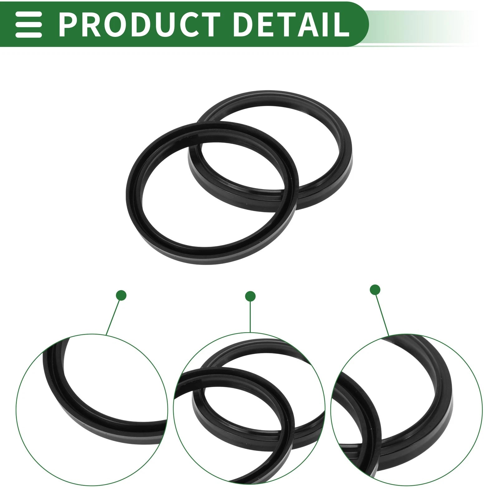 Set of 5 Oil Seal Rotary Shaft Seal NBR Rubber 50x58x5mm