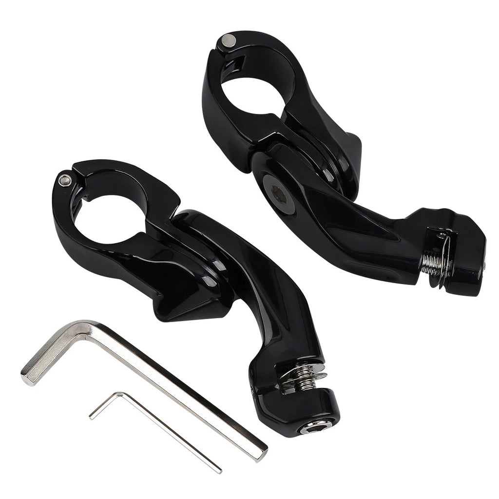 1.25'' Highway Bar Footpegs for Harley Touring Dyna Softail