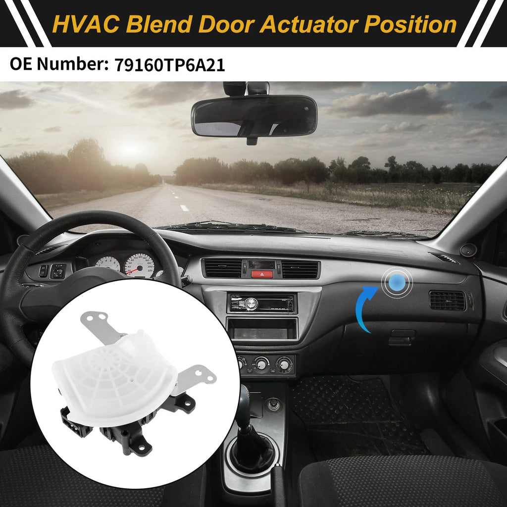 HVAC Heater Blend Door Actuator for Honda Accord Crosstour (2010–2011) No. 79160TP6A21