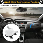 HVAC Heater Blend Door Actuator for Honda Accord Crosstour (2010–2011) No. 79160TP6A21