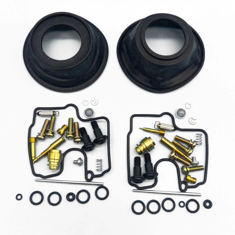 2X Carburetor Gasket Jet Repair Kit for Suzuki SV650 SV650S (1999–2002)