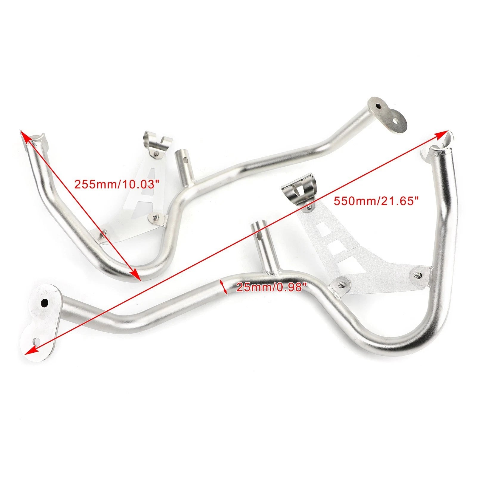 Tank Protection Crash Bar Extension for BMW R1250GS Adventure (2018–2021)