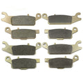 Set of 4 Brake Pads FA443F FA444F FA445R FA446 for Yamaha YFM700 Grizzly (2007)