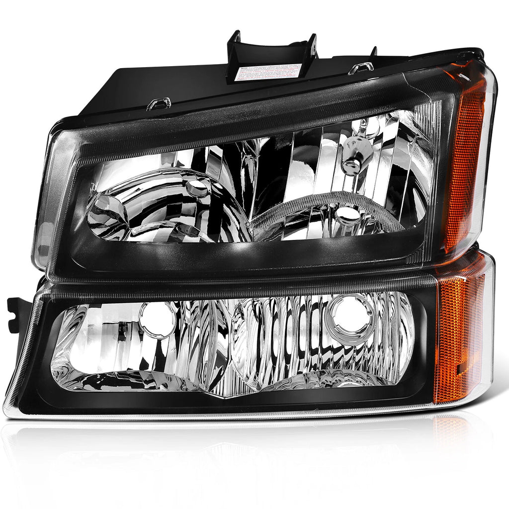Headlight Assembly Pair for Chevy Avalanche (2003-2006)