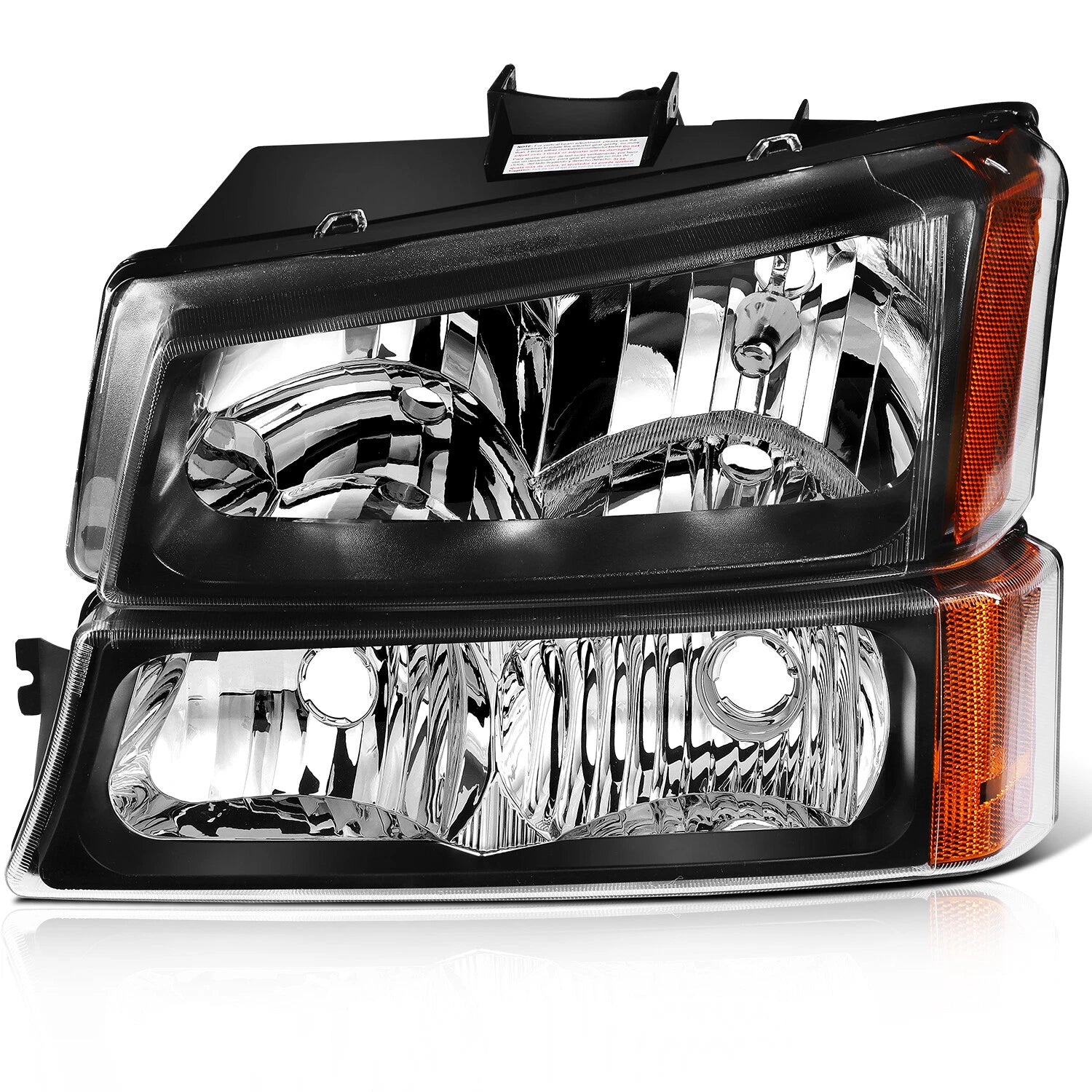 Headlight Assembly Pair for Chevy Avalanche (2003-2006)