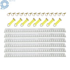 E Track Tie Down Rail Kit for Trucks Vans Trailers (28 Pack)