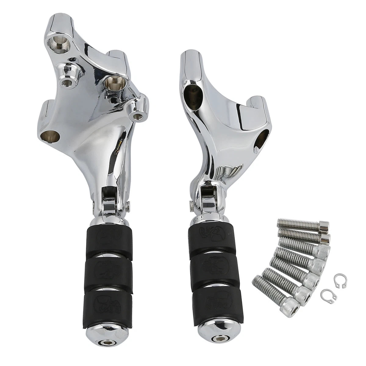 Chrome Passenger Footpeg Mount Bracket for Harley Sportster 883 1200 (2014–2022)