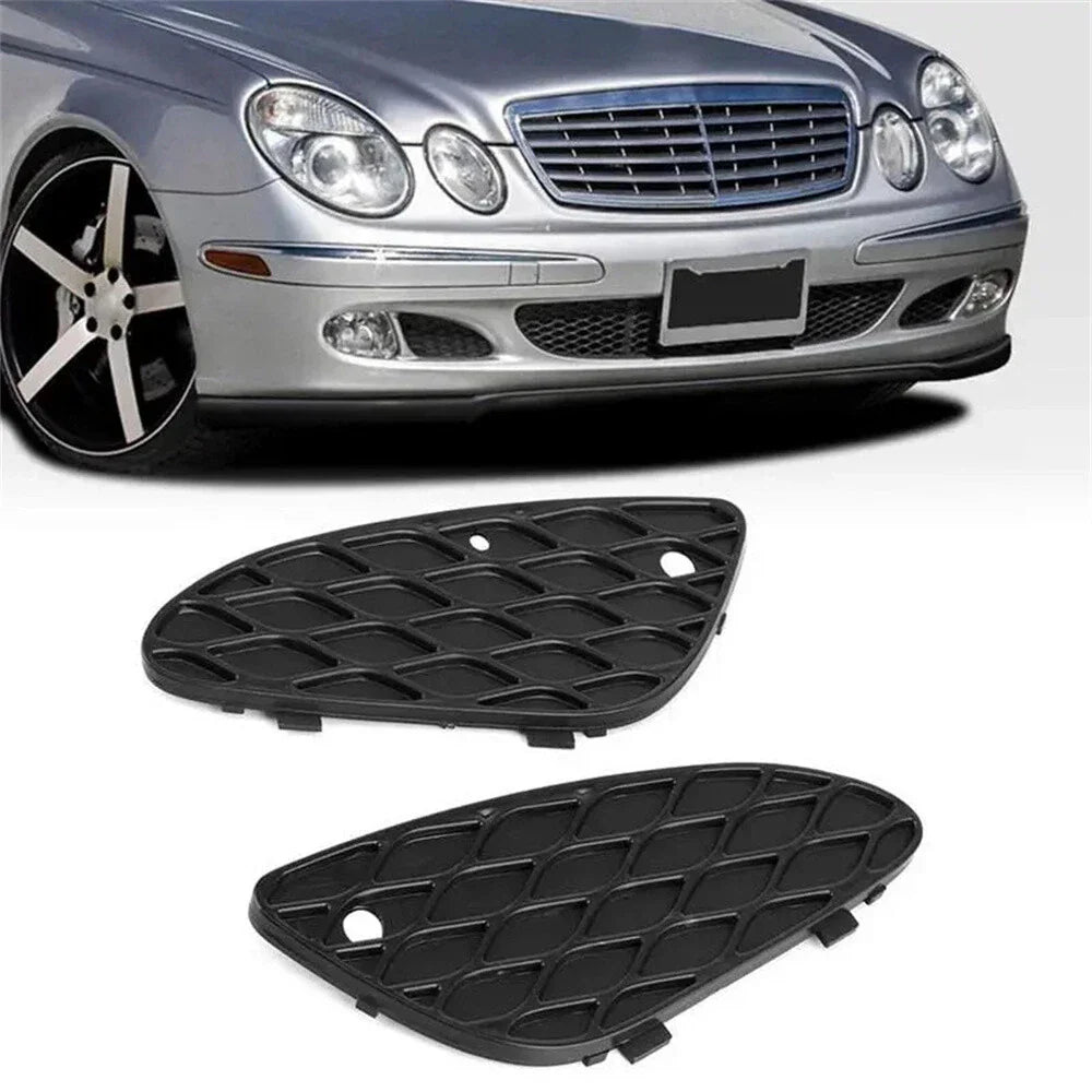 Front Bumper Cover Mesh Grille for Benz W211 E-Class (2003-2009)