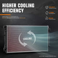 Cooling Radiator DPI-13517 for VW Golf 2.0L Diesel (2015–2019)