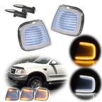 Switchback LED Front DRL Turn Signal Lights for Ford F150 Expedition