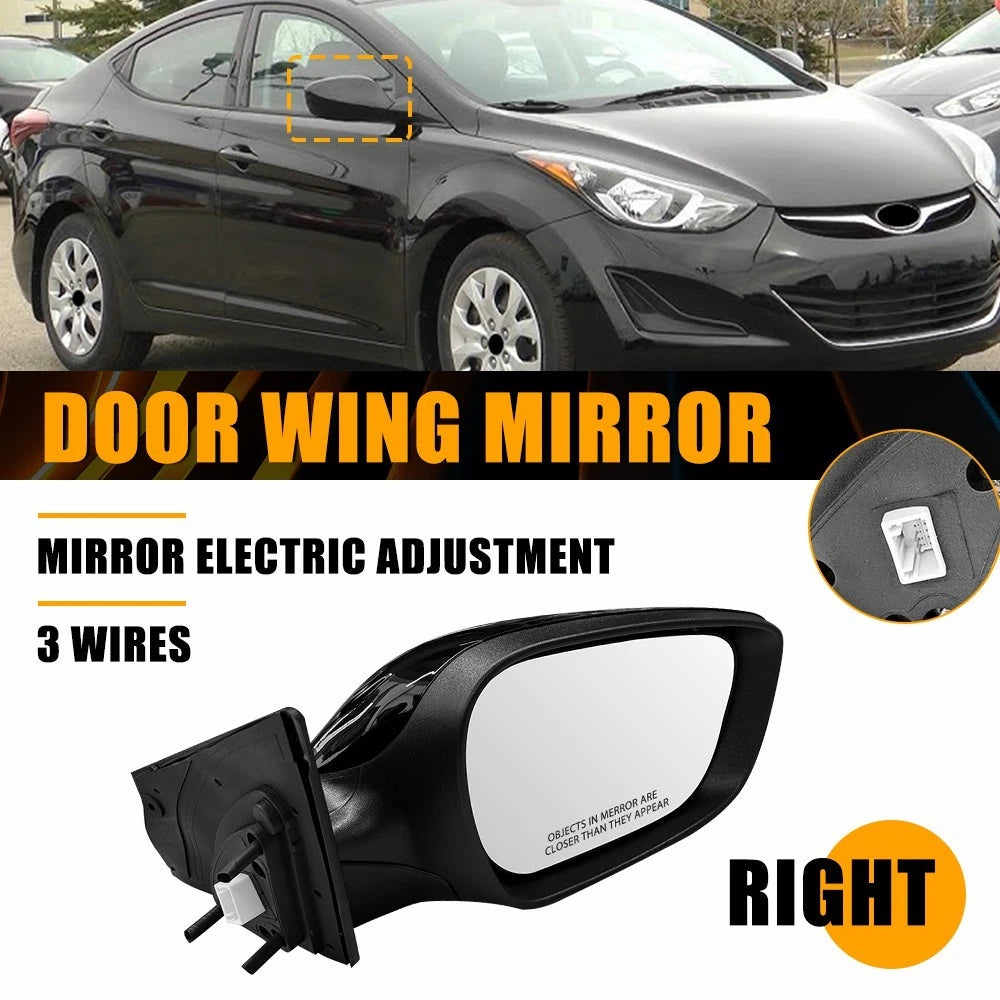 Passenger Right Side Mirror for Hyundai Elantra (2015–2016)