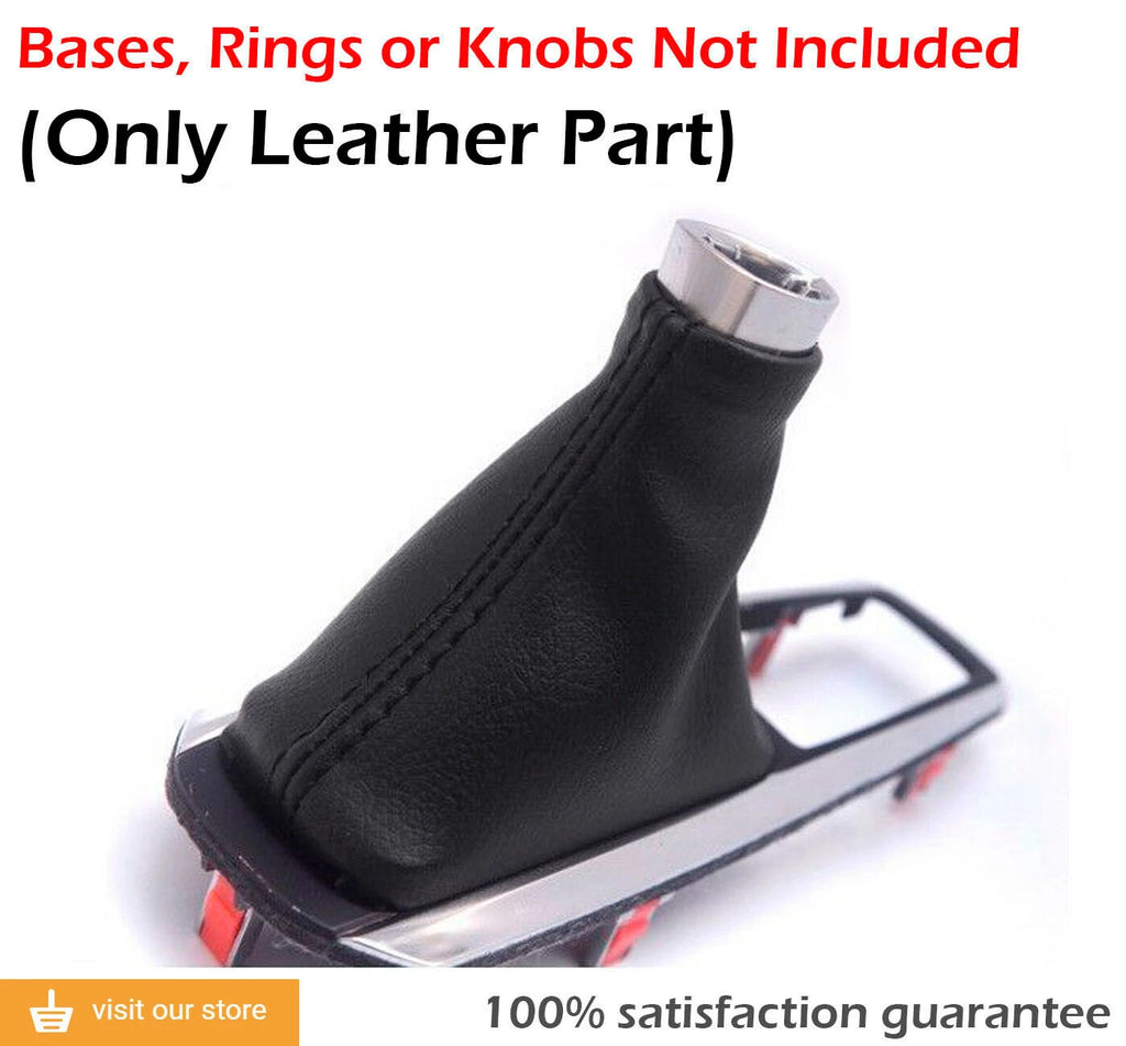 Automatic Shift Boot Cover for Acura TLX (2015–2020) Black Synthetic Leather
