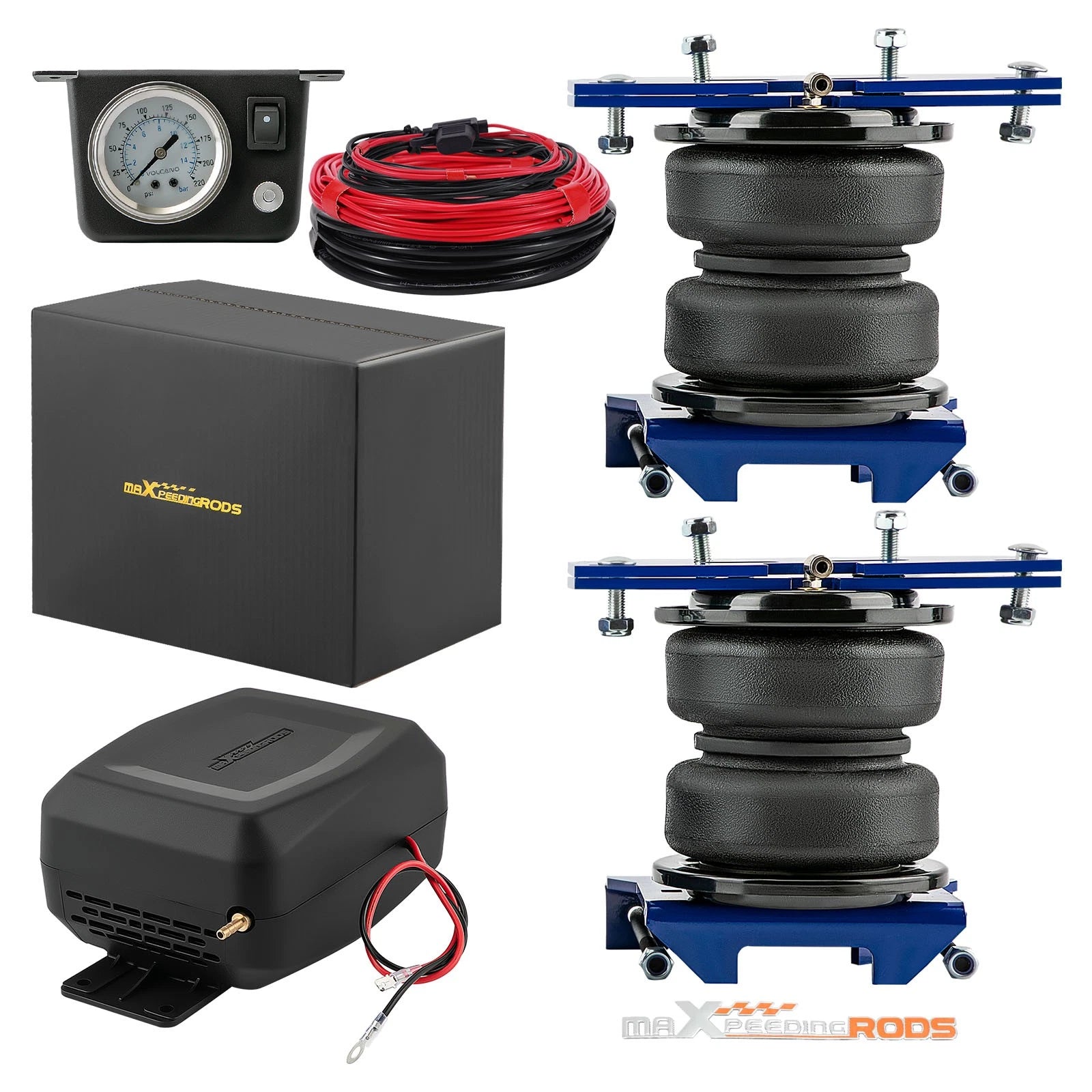Air Suspension Springs Controller Kit + Air Spring Bag for Ram 2500 (2003–2013)