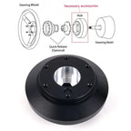 Steering Wheel Hub Adapter Kit for Ford Mustang (2005–2019) 175H 6-Hole