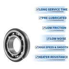 Deep Groove Ball Bearing 25x47x12mm for Various Models (6005NR)